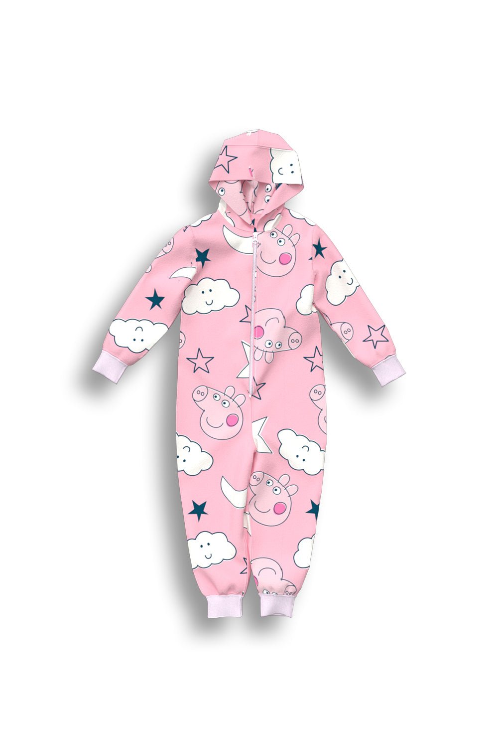 Peppa Pig Girls Fleece Onesie - Brand Threads