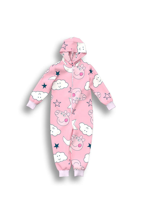 Peppa Pig Girls Fleece Onesie - Brand Threads