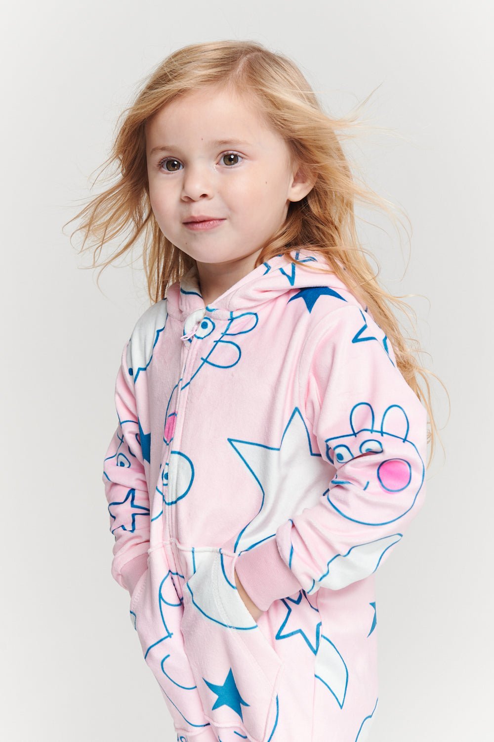 Peppa Pig Girls Fleece Onesie - Brand Threads