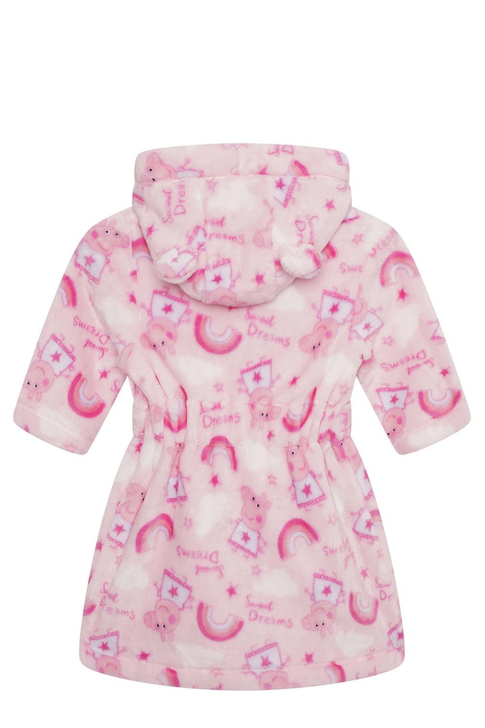 Peppa Pig Girls Pink Fleece Dressing Gown - Brand Threads