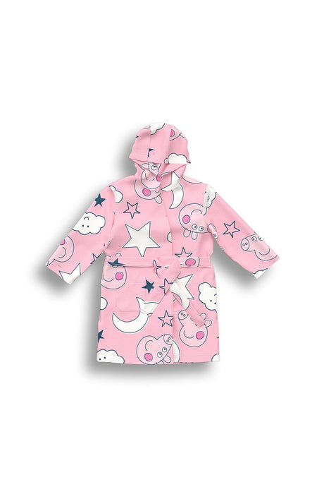 Peppa Pig Girls Pink Fleece Robe - Brand Threads