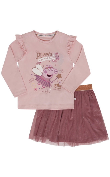 Peppa Pig Girls Pink Tutu Set - Brand Threads