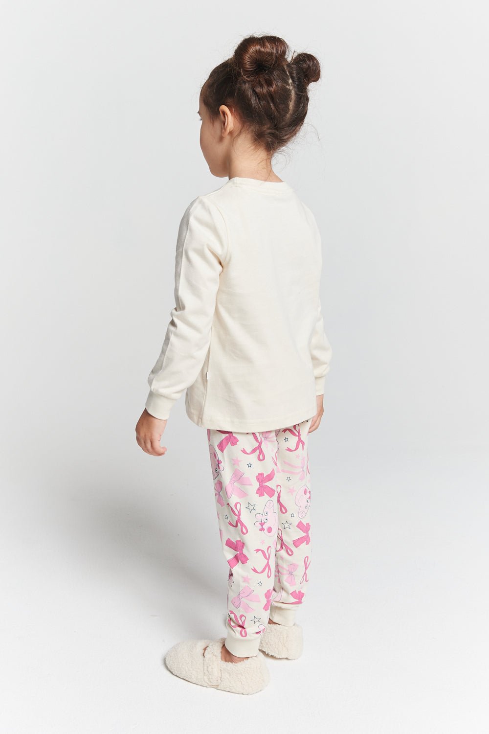 Peppa Pig Girls Pyjamas Long Sleeve Cotton Sleepwear Set - Brand Threads