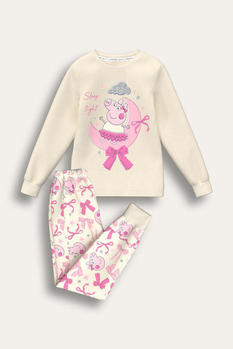Peppa Pig girls pyjamas long sleeve cotton sleepwear set - Brand Threads