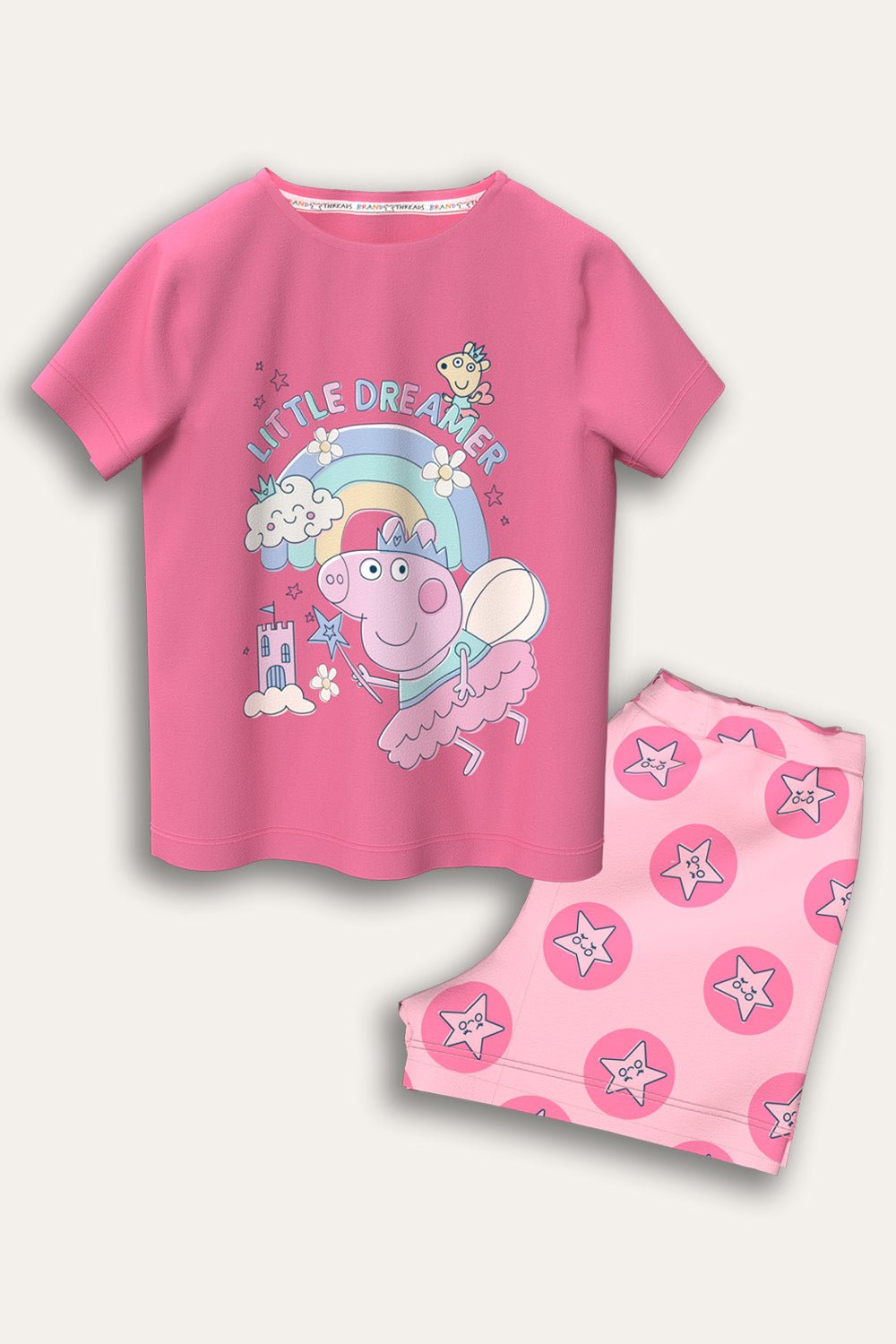 Peppa Pig Girls Short Pyjama Set - Brand Threads