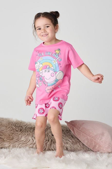 Peppa Pig Girls Short Pyjama Set - Brand Threads