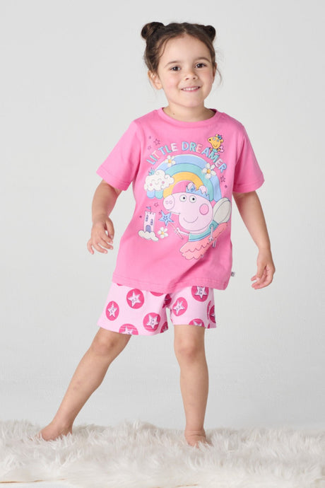 Peppa Pig Girls Short Pyjama Set - Brand Threads