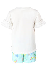 Peppa Pig Organic Cotton T-Shirt & Shorts Pyjamas - Brand Threads