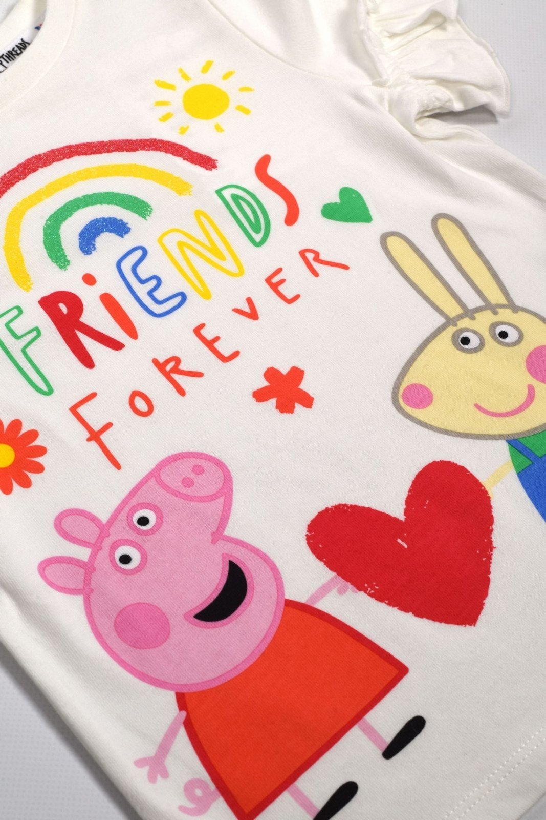 Peppa Pig Organic Cotton T-Shirt & Shorts Pyjamas - Brand Threads