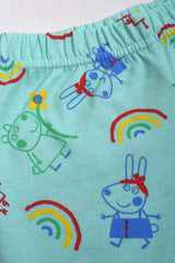 Peppa Pig Organic Cotton T-Shirt & Shorts Pyjamas - Brand Threads