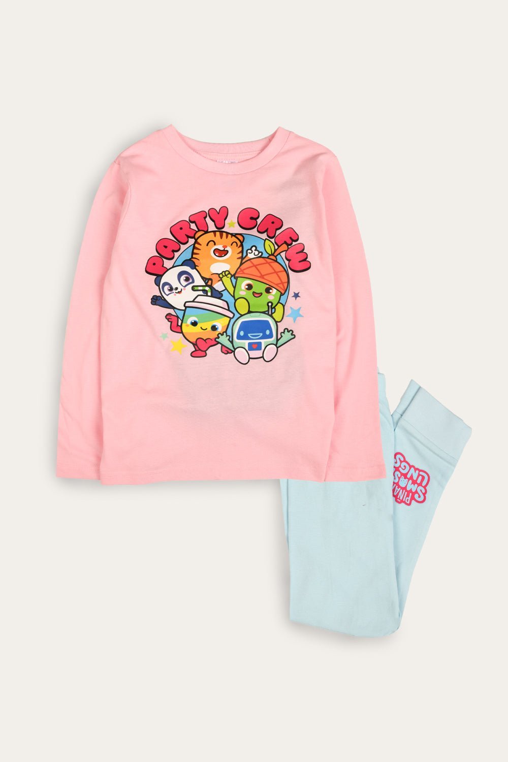 Pinata Smashlings Girls Pyjamas Long Sleeved Kids Pyjamas Sets Official Merchandise - Brand Threads