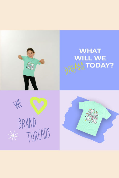 Sanrio Cinnamoroll Girls Mint T-Shirt Short Sleeve Cotton Tee - Brand Threads