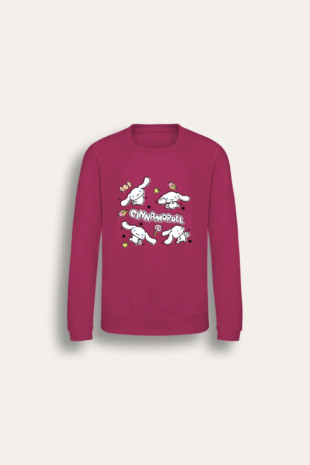 Sanrio Cinnamoroll Kids’ Hoodie – Light Pink Cotton Hooded Sweatshirt - Brand Threads