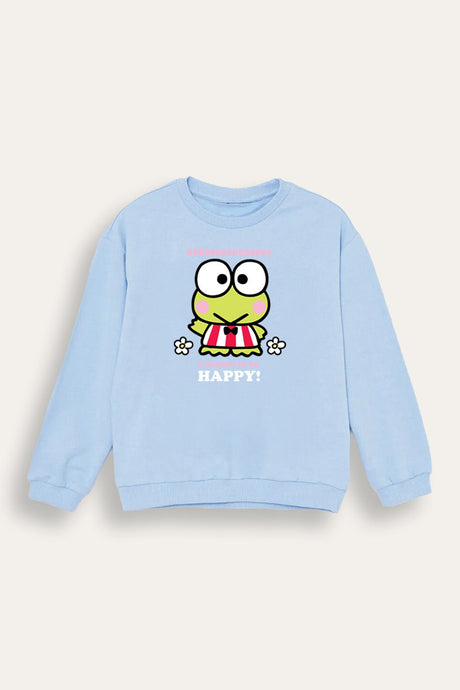 Sanrio Keroppi Girls Sweatshirt - Brand Threads