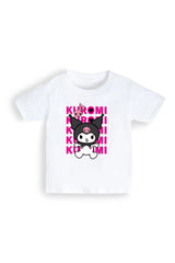 Sanrio Kuromi Kids’ T-Shirt – White Cotton Tee - Brand Threads