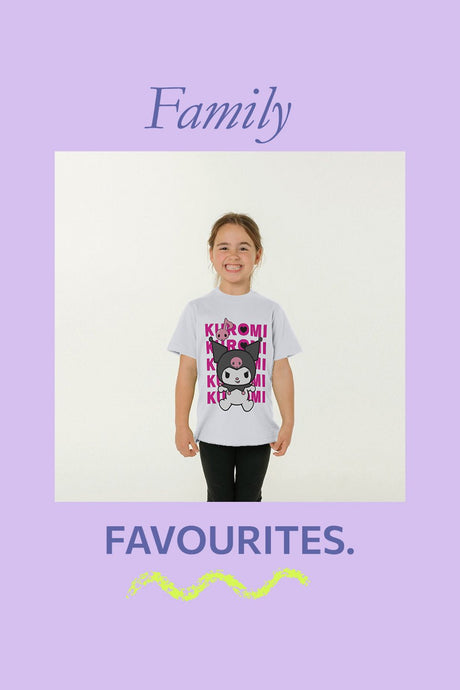 Sanrio Kuromi Kids’ T-Shirt – White Cotton Tee - Brand Threads