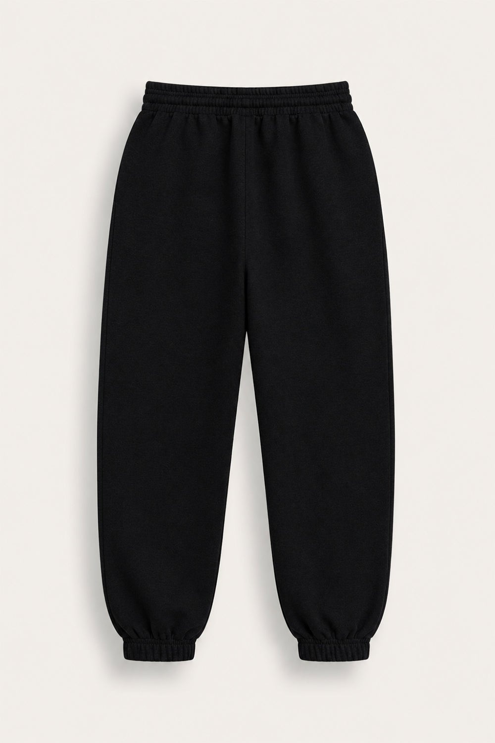 Smiley Girls Black Joggers with Smiley Face Tracksuit Bottoms - Brand Threads