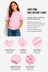 Smiley Girls Pink T-Shirt with Iconic Smiley Face Print - Brand Threads