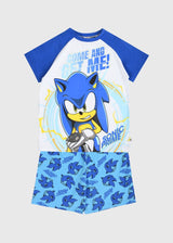 Sonic Prime Boys Shortie Pyjamas Set - Brand Threads