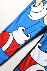 Sonic The Hedgehog Boys Hooded Recycled Polyester Onesie - Brand Threads