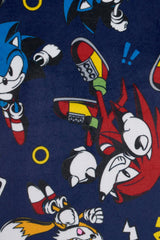 Sonic The Hedgehog Fleece Twosie Pyjama Set - Brand Threads