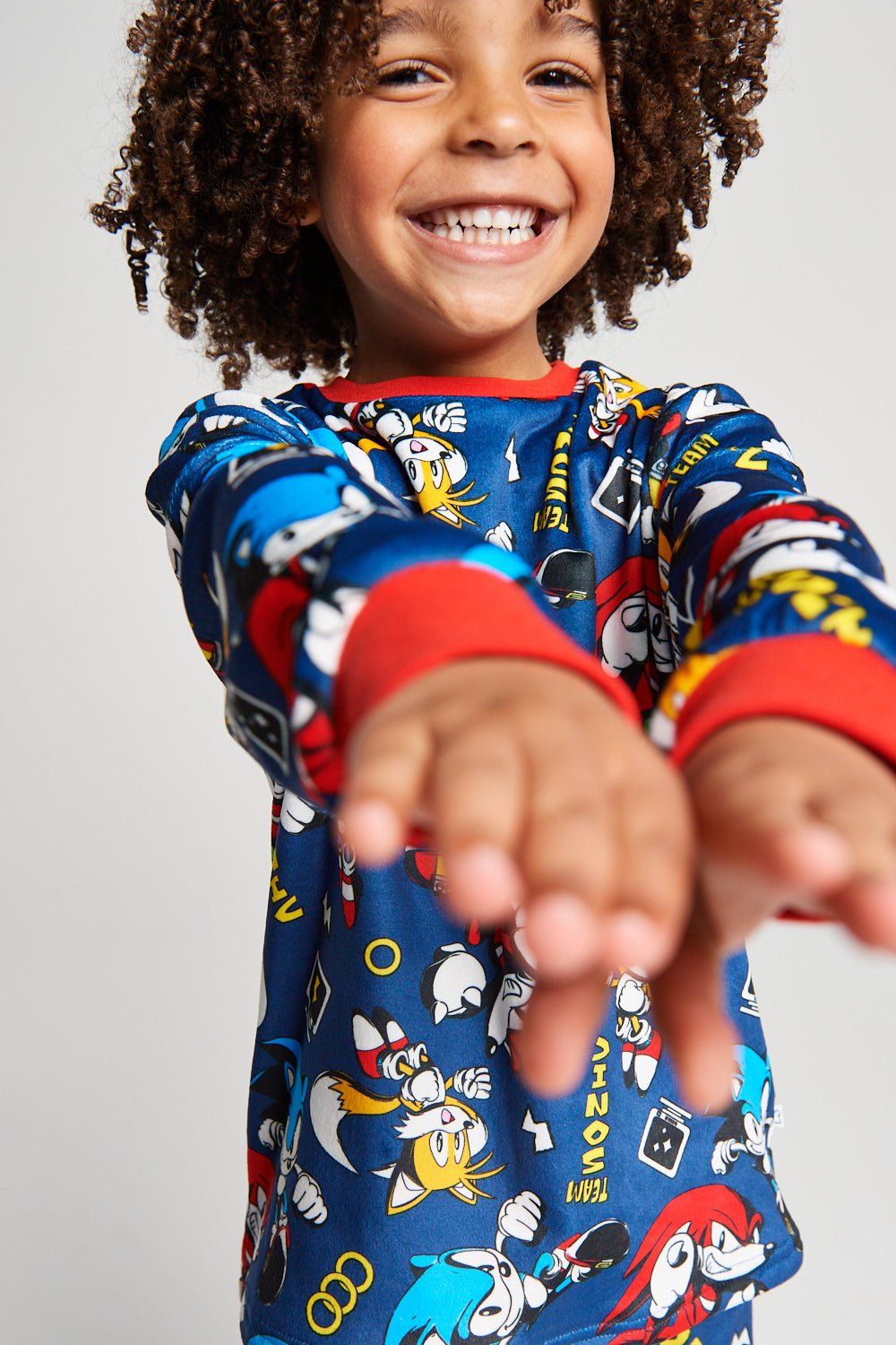 Sonic The Hedgehog Fleece Twosie Pyjama Set - Brand Threads