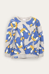 Sonic the Hedgehog Grey Jumper - Brand Threads