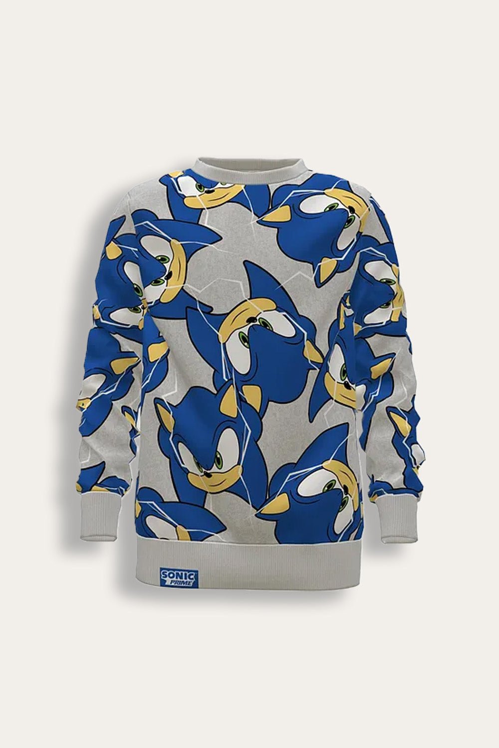 Sonic the Hedgehog Grey Jumper - Brand Threads