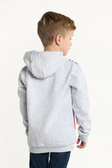 Spiderman Boys Grey Organic Cotton Hoodie - Brand Threads