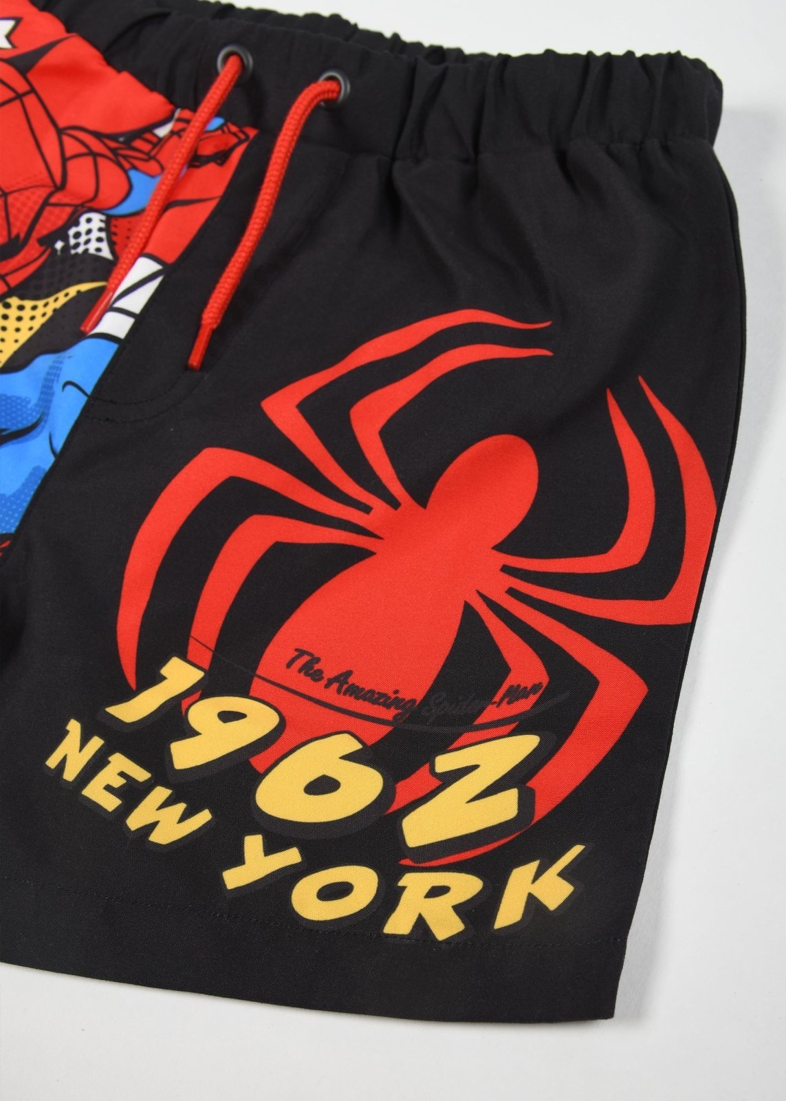 Spiderman Boys Swim Shorts - Superhero Summer Wear - Brand Threads