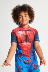 Spiderman Rash Vest and Shorts - Brand Threads