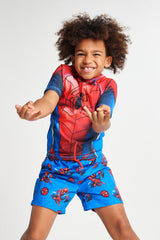 Spiderman Rash Vest and Shorts - Brand Threads