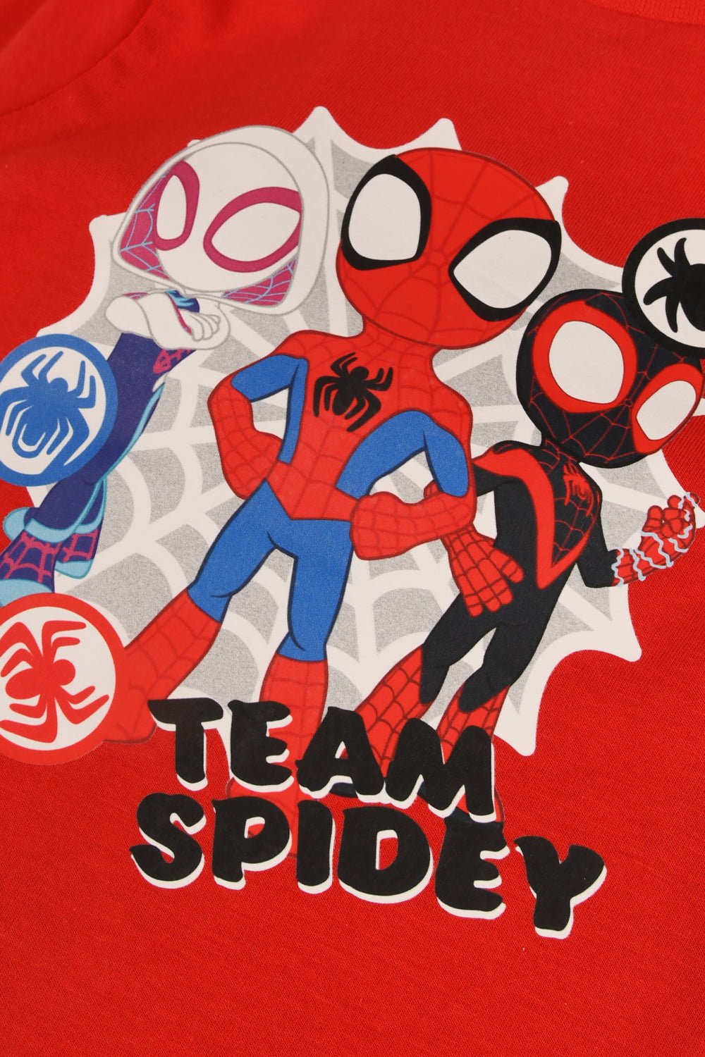 Spidey and Friends Boys Pyjamas Long Sleeved Kids Spiderman Set - Brand Threads
