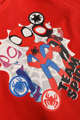 Spidey and Friends Boys Pyjamas Long Sleeved Kids Spiderman Set - Brand Threads