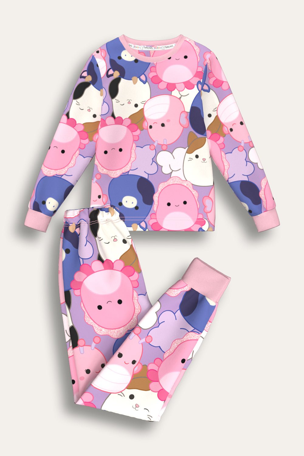 Squishmallows girls fleece pyjamas - Brand Threads