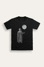 Star Wars Men's Black T-Shirt Darth Vader with Death Star Balloon - Brand Threads