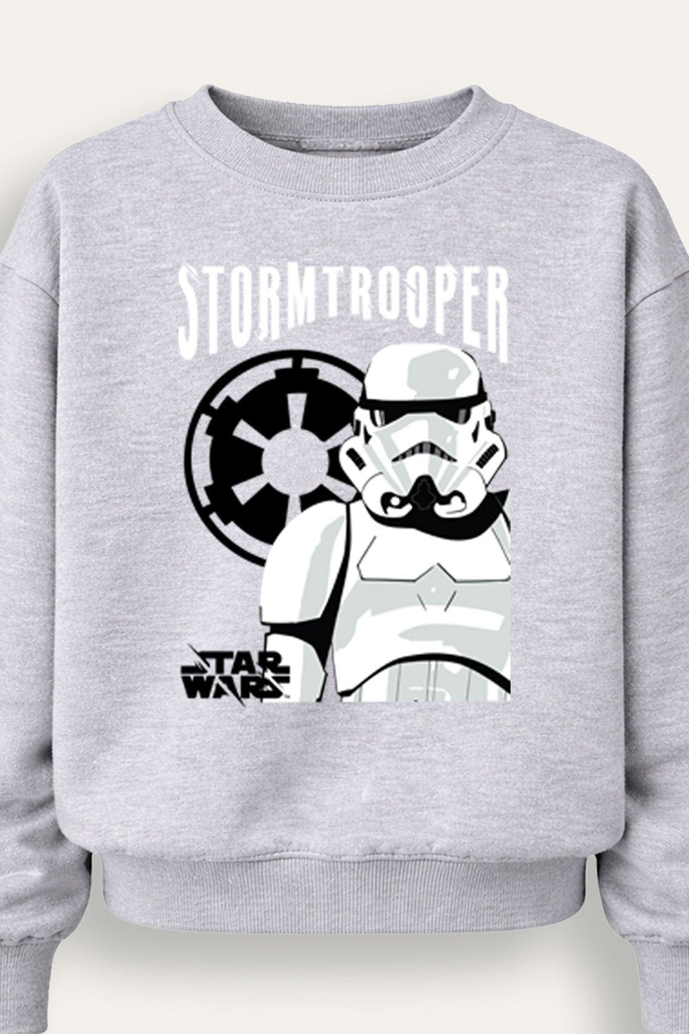 Star Wars Stormtrooper Mens Grey Sweatshirt - Brand Threads