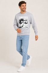Star Wars Stormtrooper Mens Grey Sweatshirt - Brand Threads