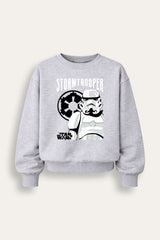 Star Wars Stormtrooper Mens Grey Sweatshirt - Brand Threads