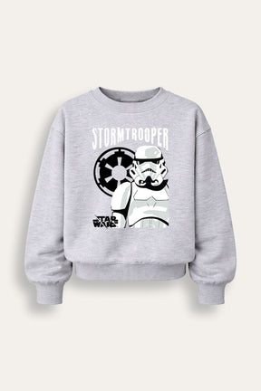 Star Wars Stormtrooper Mens Grey Sweatshirt - Brand Threads