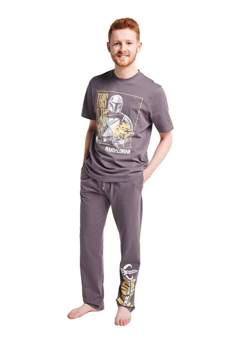 Star Wars The Mandalorian Men's Pyjama Set - Brand Threads