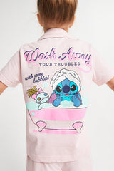Stitch Girls Short Pyjama Set - Brand Threads