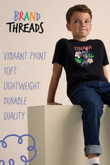 Stitch girls T-shirt – short sleeve, kids top - Brand Threads