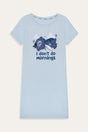Stitch Women's Blue Nightdress Short Sleeve - Brand Threads