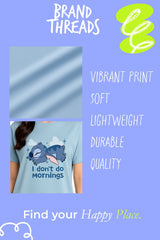 Stitch Women's Blue Nightdress Short Sleeve - Brand Threads