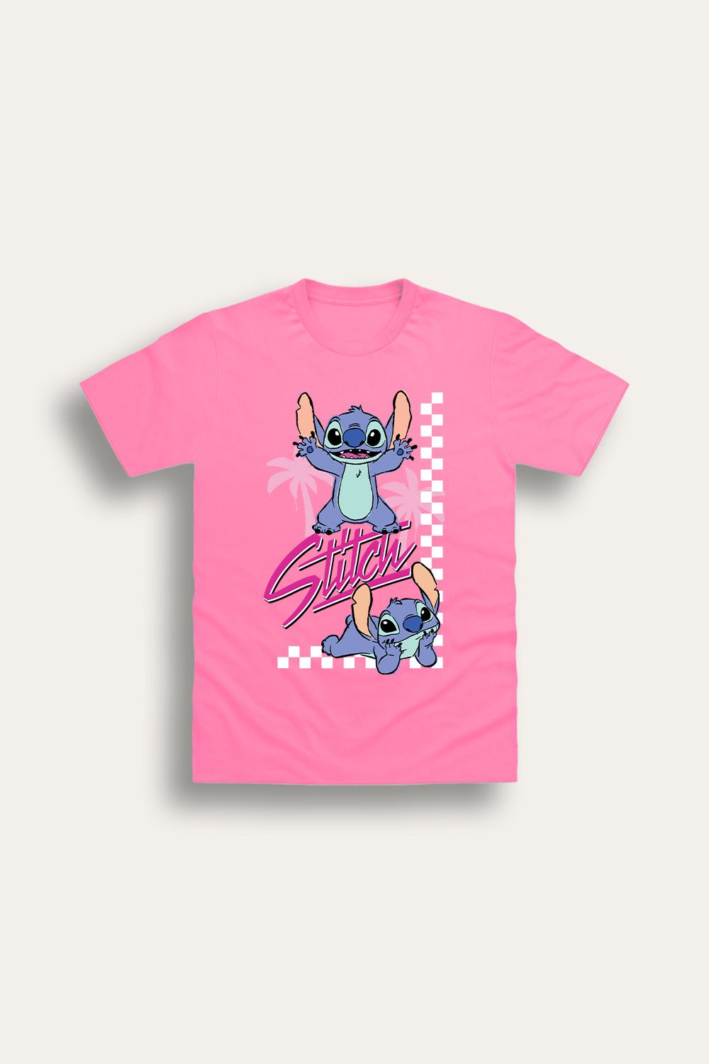 Stitch women’s T-shirt – short sleeve, casual Disney tee - Brand Threads