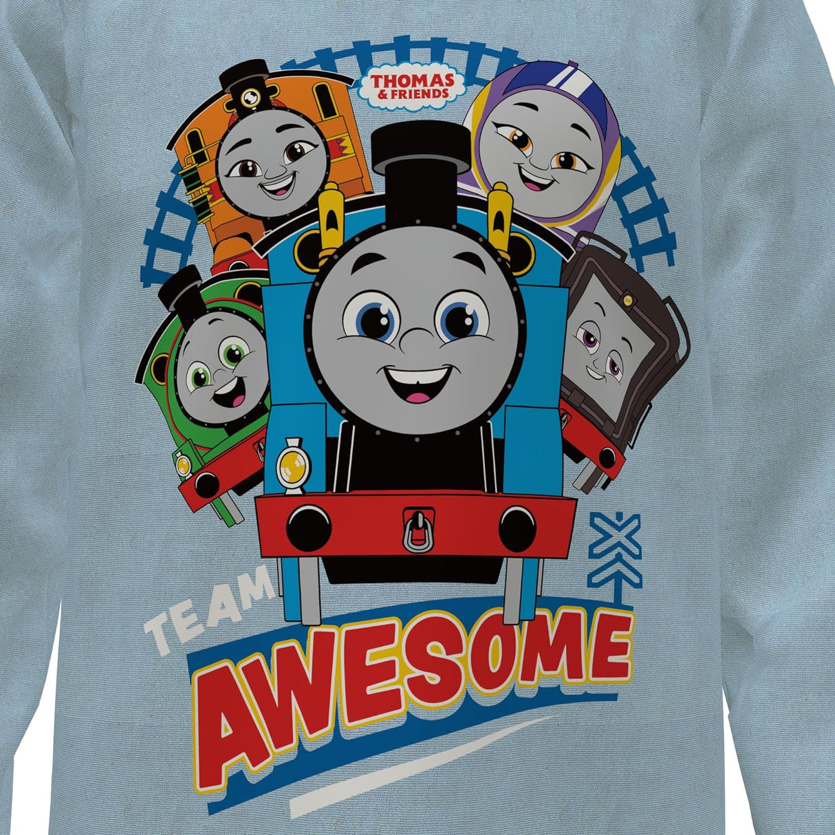 Thomas and Friends Boys Pyjamas Long Sleeved Kids Set Official Merchandise - Brand Threads