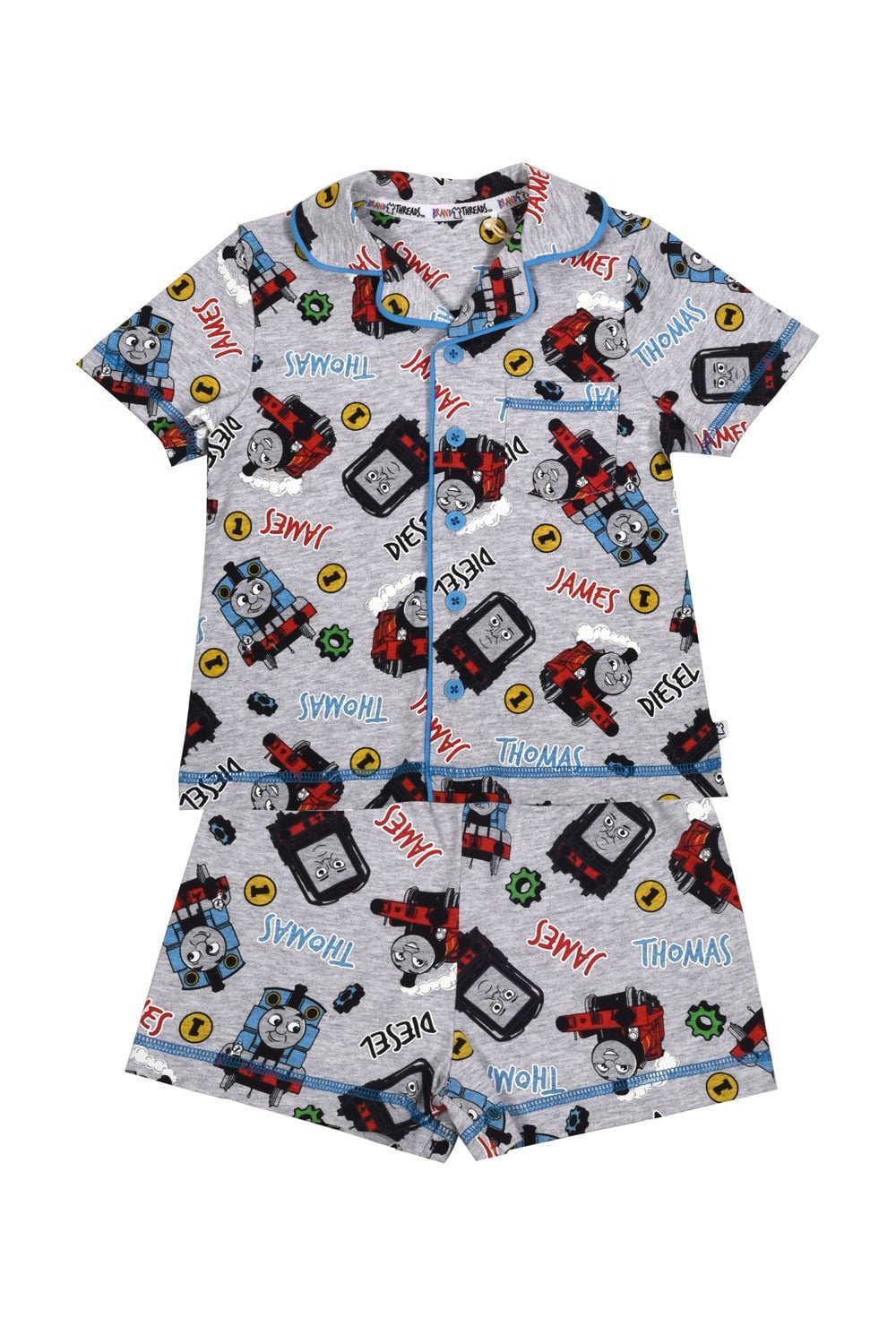 Thomas and Friends Boys Shortie Pyjamas - Brand Threads