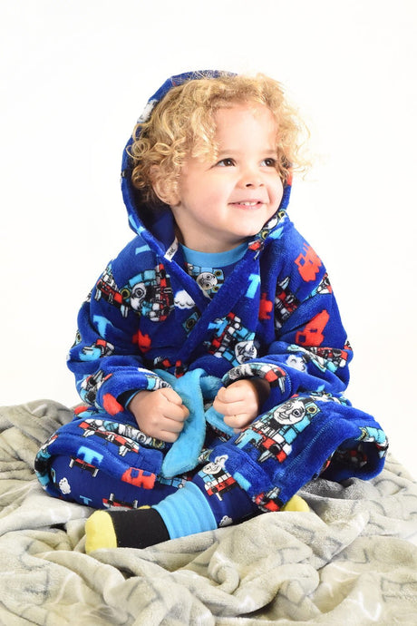 Thomas & Friends Boys Fleece Dressing Gown - Brand Threads