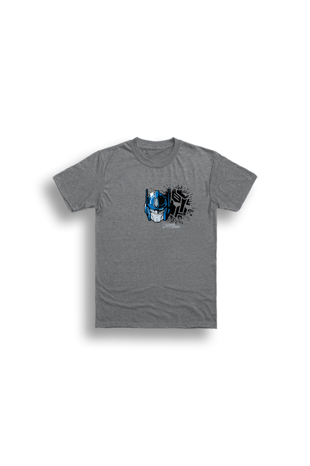 Transformers Boys T-Shirt – Graphite Heather Optimus Prime Print Tee - Brand Threads
